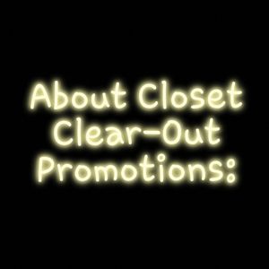 Closet Clear-Out PSA
